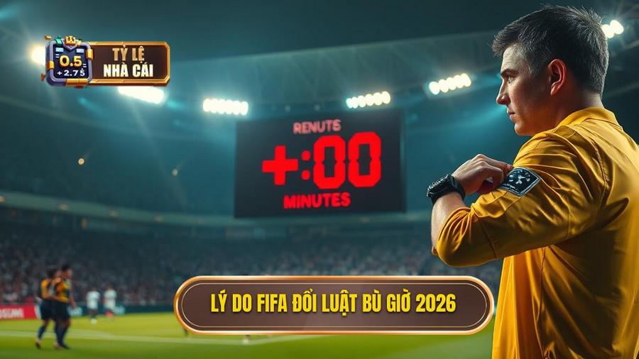 1. Lý do FIFA đổi luật bù giờ 2026