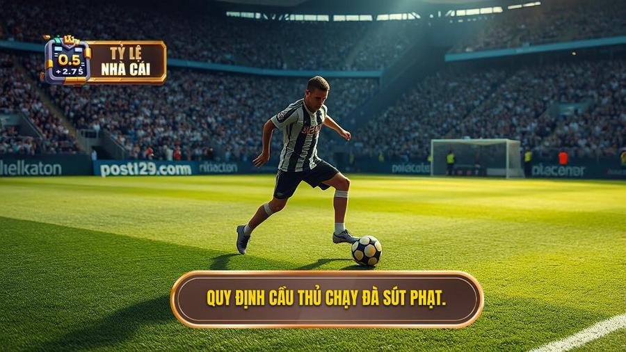 2. Quy định cầu thủ chạy đà sút phạt.