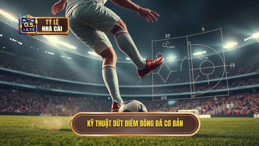 3. Kỹ thuật dứt điểm bóng đá cơ bản