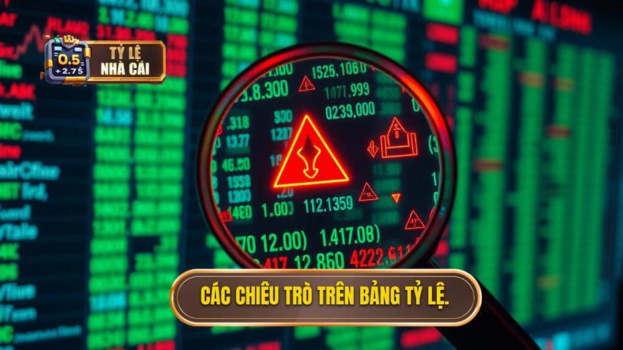 Các chiêu trò phổ biến giấu trong bảng tỷ lệ