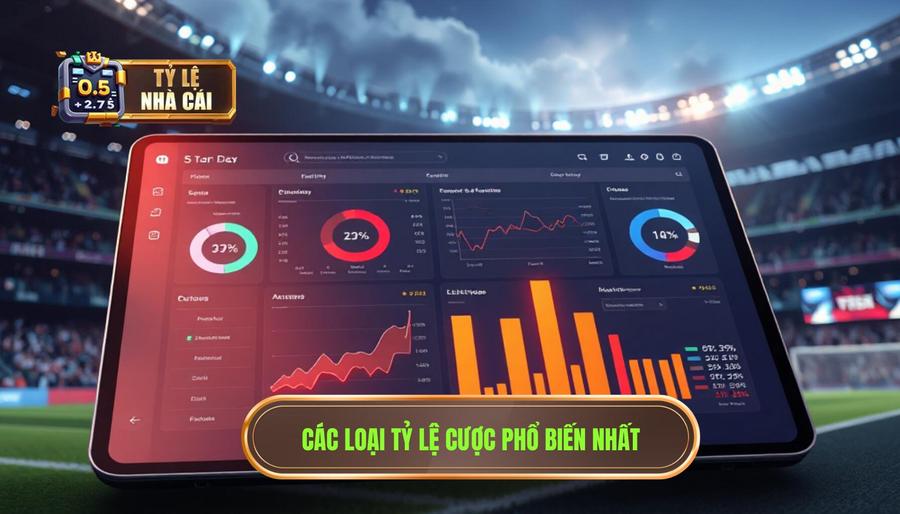 Các loại tỷ lệ cược trước trận phổ biến nhất hiện nay