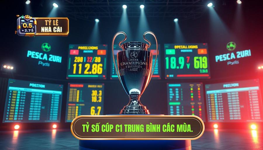 Tỷ Số Cúp C1: Cập Nhật Kết Quả Champions League Nhanh Và Chính Xác Nhất 3 Bảng thống kê tỷ số cúp C1 trung bình qua các mùa giải