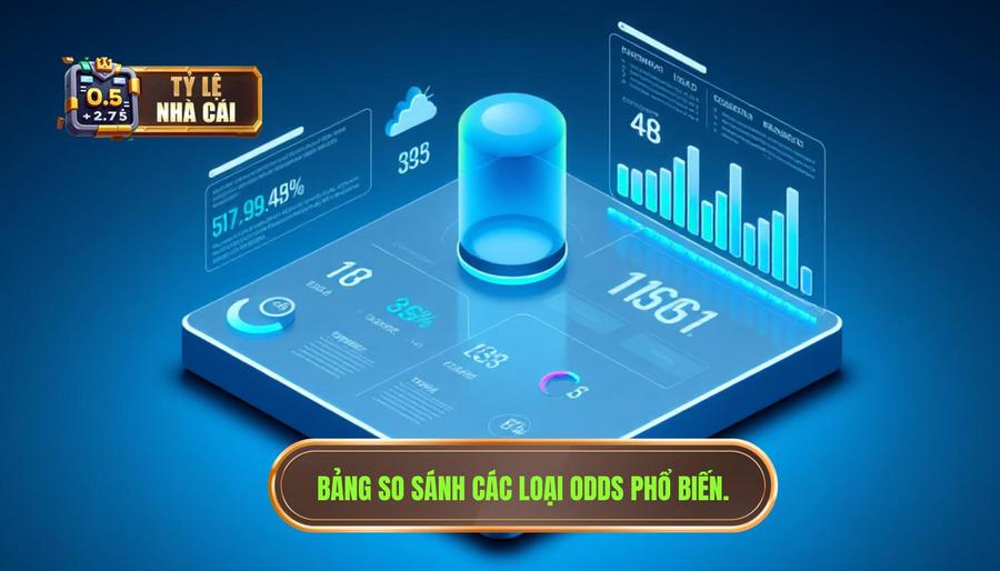 Bảng so sánh các loại Odds phổ biến hiện nay